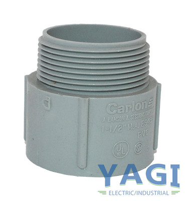 Carlon E943H Straight Conduit Terminal Adapter 1-1/2 Inch