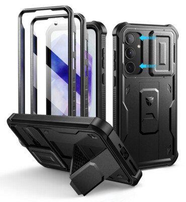 Dexnor Full Body Shockproof Case for Samsung Galaxy A35 5G with Camera Cover