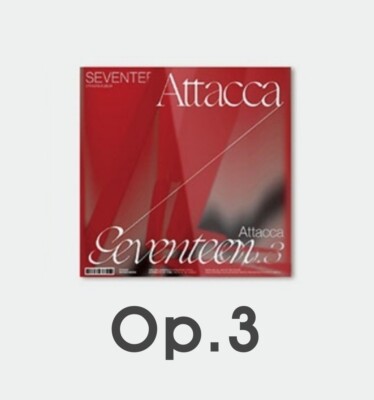 SEVENTEEN 9th Mini Album Attacca Op.3 Ver. CD+78p Book+3p