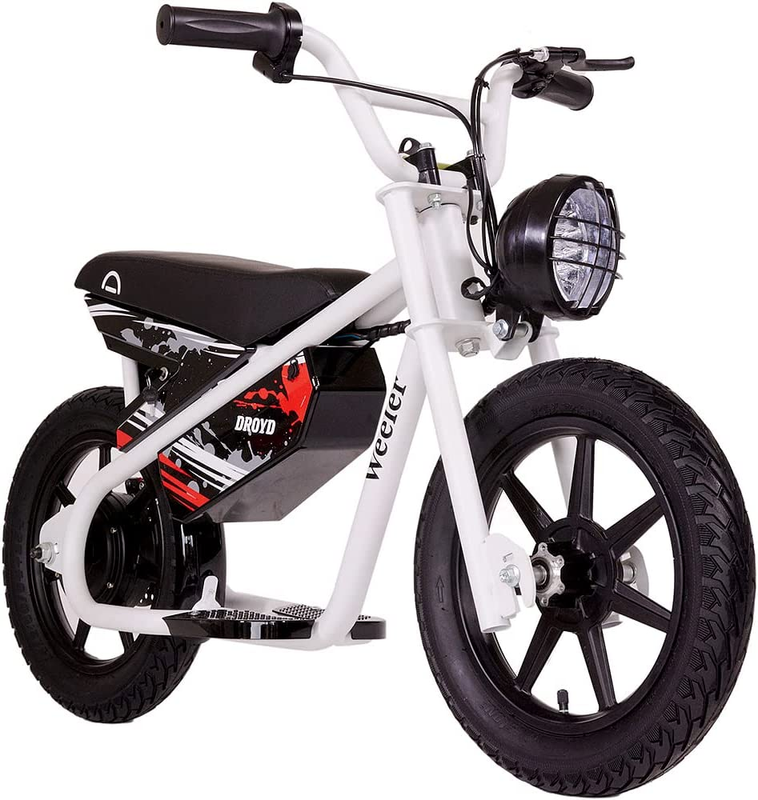Weeler Electric Mini Bike - Electric Bike for Kids Ages 6 & up - 200W Electric B