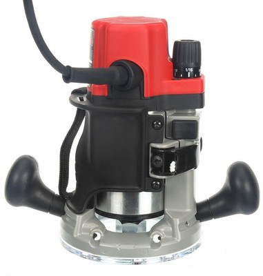 Milwaukee Multi-Base Router Kit 2-1/4 Max-Horsepower Plunge BodyGrip Fixed Base