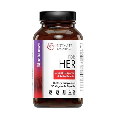Bluebonnet Intimate Essentials для ее сексуальной реакции и повышения либидо 30 капсул