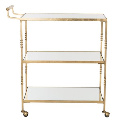 Aurelius Bar Cart in Gold Finish [ID 3751682]