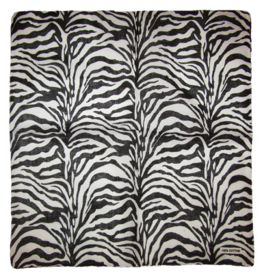 Wholesale Lot of 12 Zebra Animal Print Pattern 100% Cotton 22''x22'' Bandana