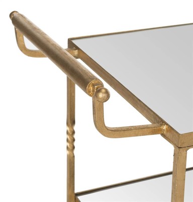Aurelius Bar Cart in Gold Finish [ID 3751682]