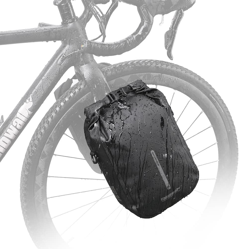 Bike Front Fork Waterproof Bag Bike Pannier Bag Saddle Bag Fork Bag Rack Bicycle