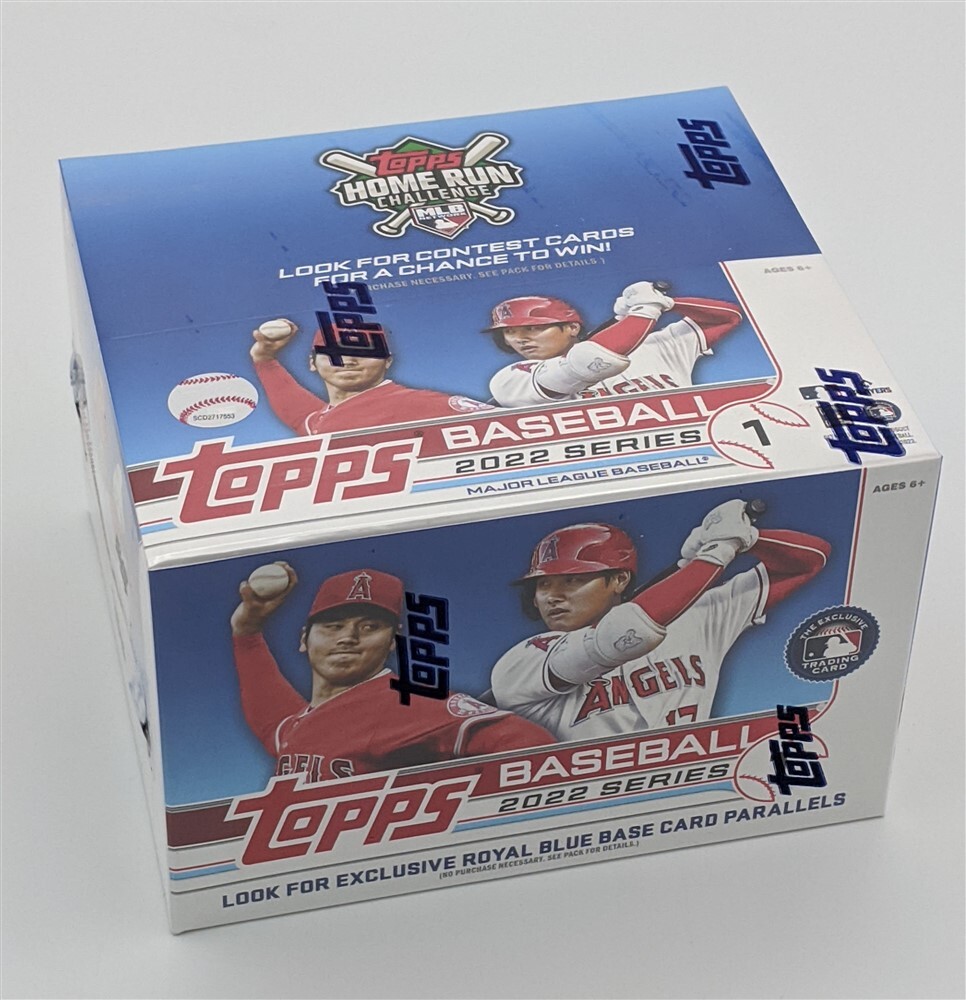 Factory Sealed 24 Pack Retail Box 2022 Topps Baseball Series