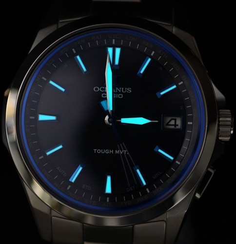 Pre-owned Casio Free Ems  Oceanus Titanium Watch Tough Solar Ocw-s100-1ajf Japan Import