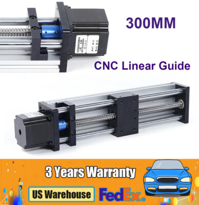 Linear Guide Rail CNC Slide Stage Actuator Ball Screw Motion Table Nema 23 Motor
