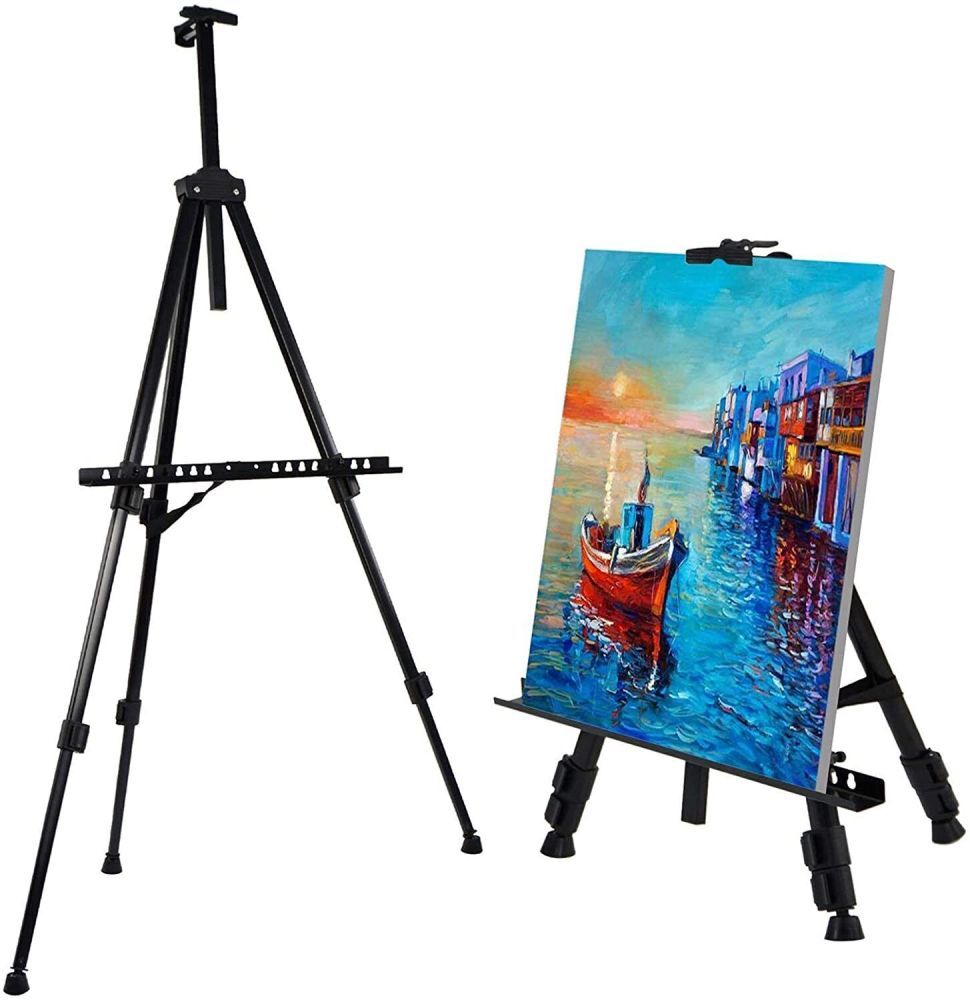 Artist Painting Easel Display Stand Adjustable Tripod Drawing Art Sketch w/Bag