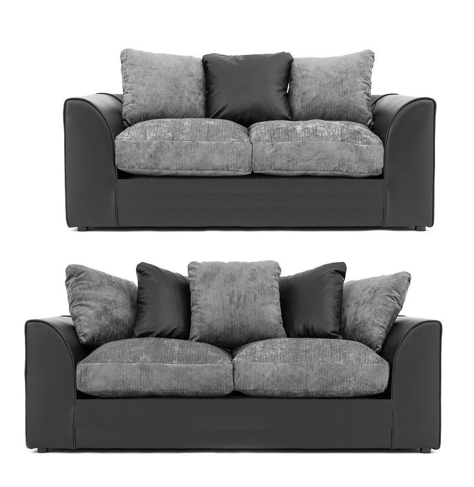 CHEAPEST PRICE OFFERED NEW JUMBO CORD BYRON CORNER 3 2 SOFA