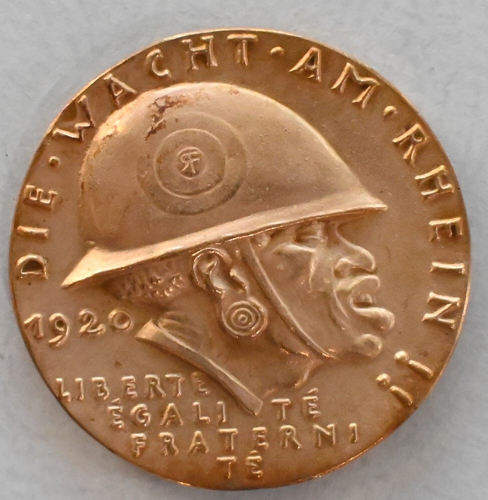 Germany 1920 Karl Goetz Bronze Medal 60mm 