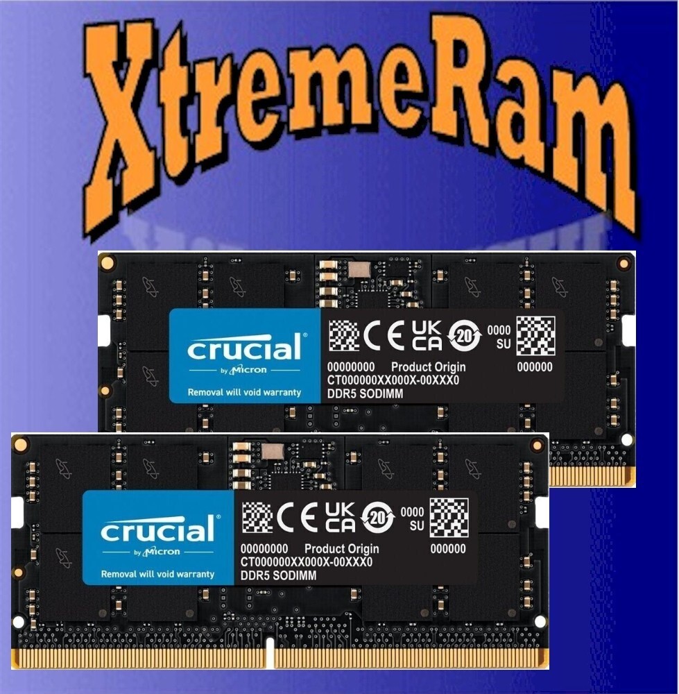 メモリー Crucial 32GB DDR5 SODIMM (16GB*2) 892fbefe-f7c4-405a-8f77-