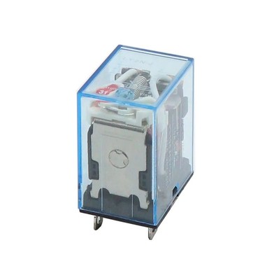 Micro Electromagnetic Relays LED Lamp 10A 8 Pins Coil DPDT DC12V 24V AC110V 220V