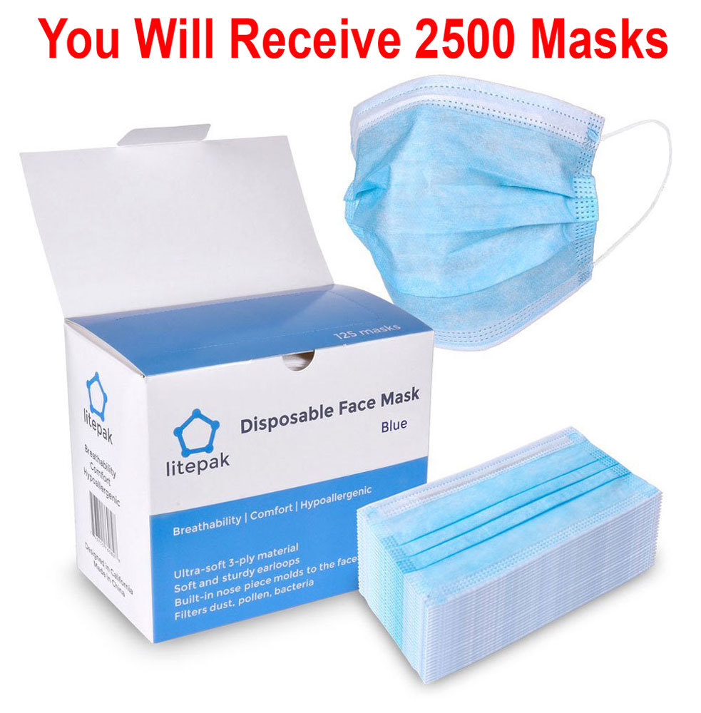 blue disposable earloop face mask blue disposable earloop face mask