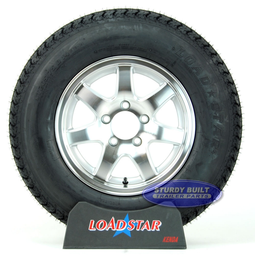 (4) Kenda Trailer Tires LoadStar ST 205/75D14 Aluminum 5 ...