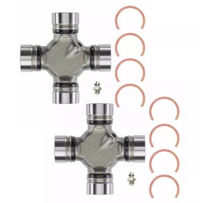 Premium Driveshaft Universal Joints Pair Front or Rear Moog 534G Greaseable