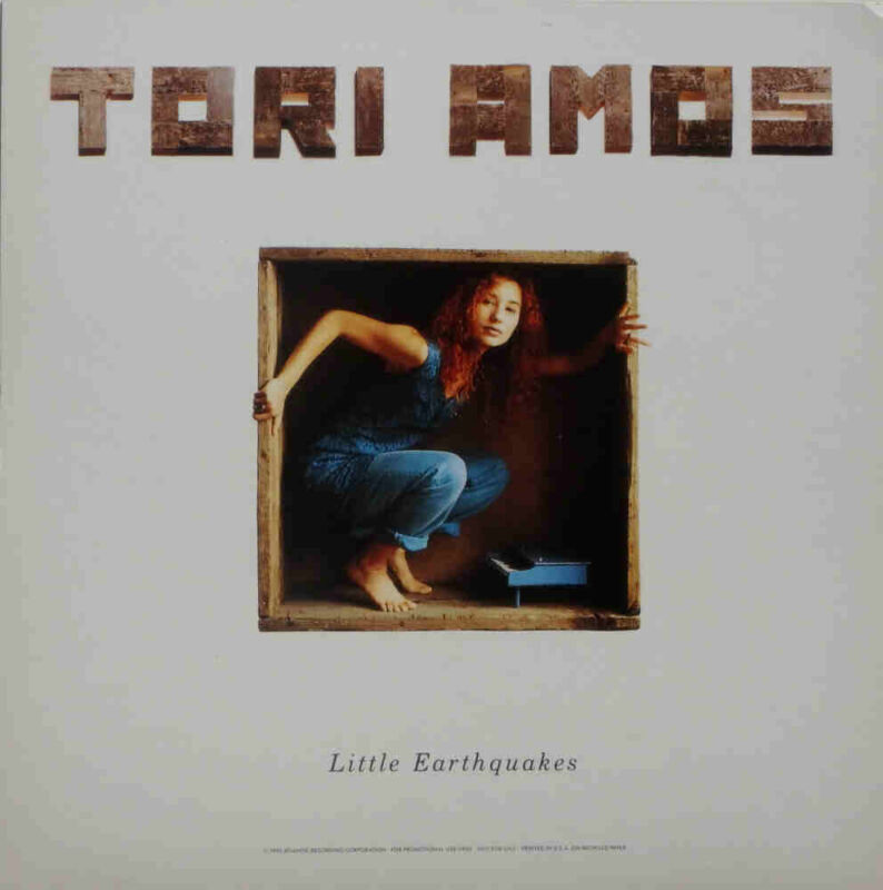 TORI AMOS "Little Earthquakes" New Original 1992 US Promo 12" X 12" Poster Flat