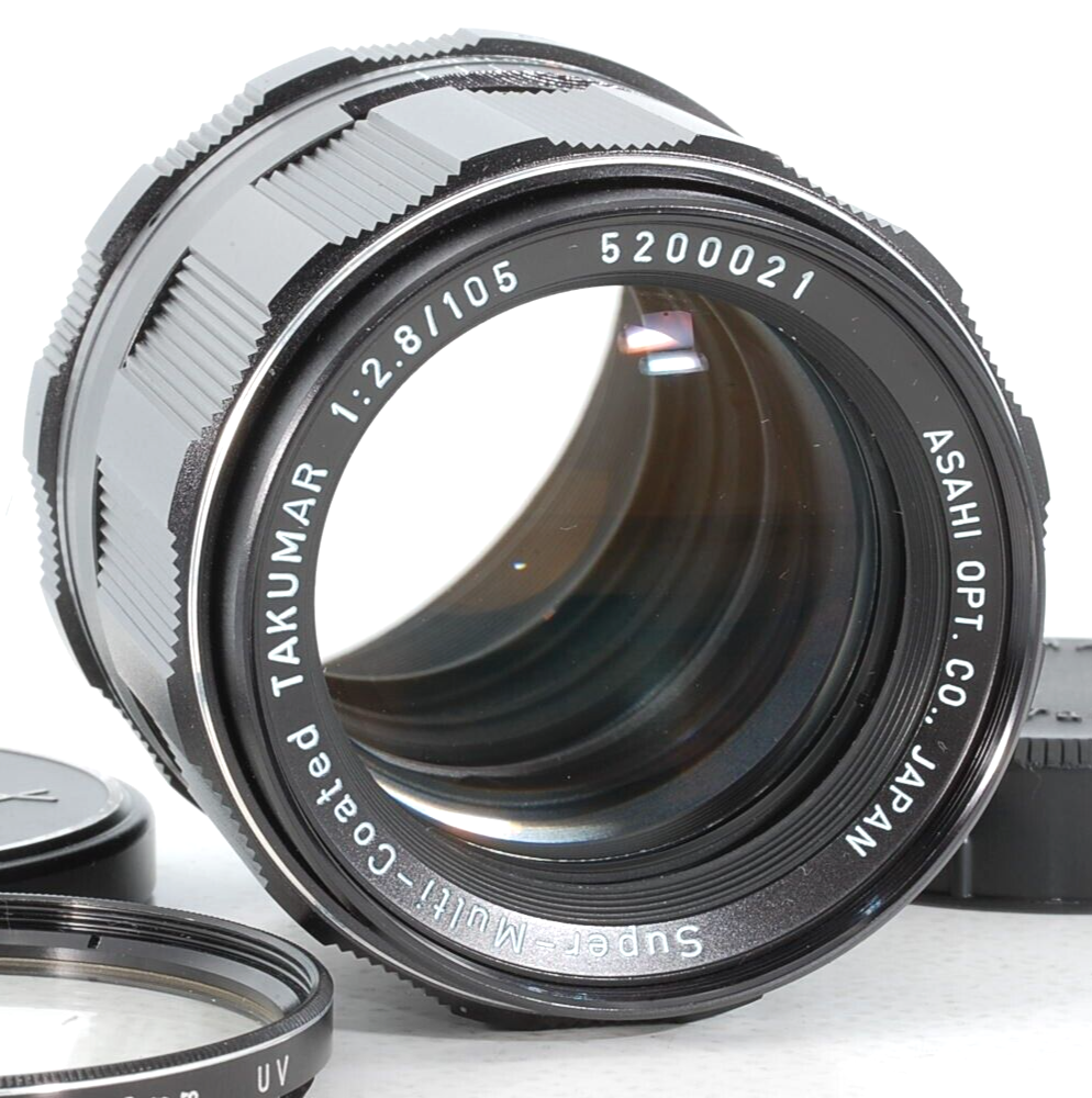 [美品]PENTAX Super TAKUMAR 105 mm f2.8 Asahi Pentax Super Multi Coated Takumar 105mm f2.8 M42 [Mint