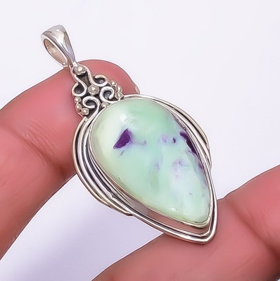 Kammererite - Kop Krom Mine Gemstone 925 Sterling Silver Pendant 1.95'' P14