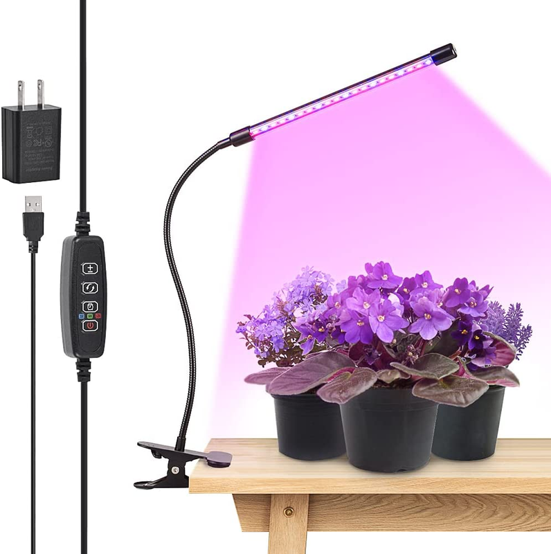 S For Indoor Plants With Red Blue, Small Grow Light With Adj