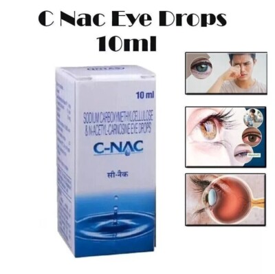 C-Nac Eye Drops N-Acétyl Carnosine NAC Glaucoma Bright - 10 ml (Exp. Date 2027)