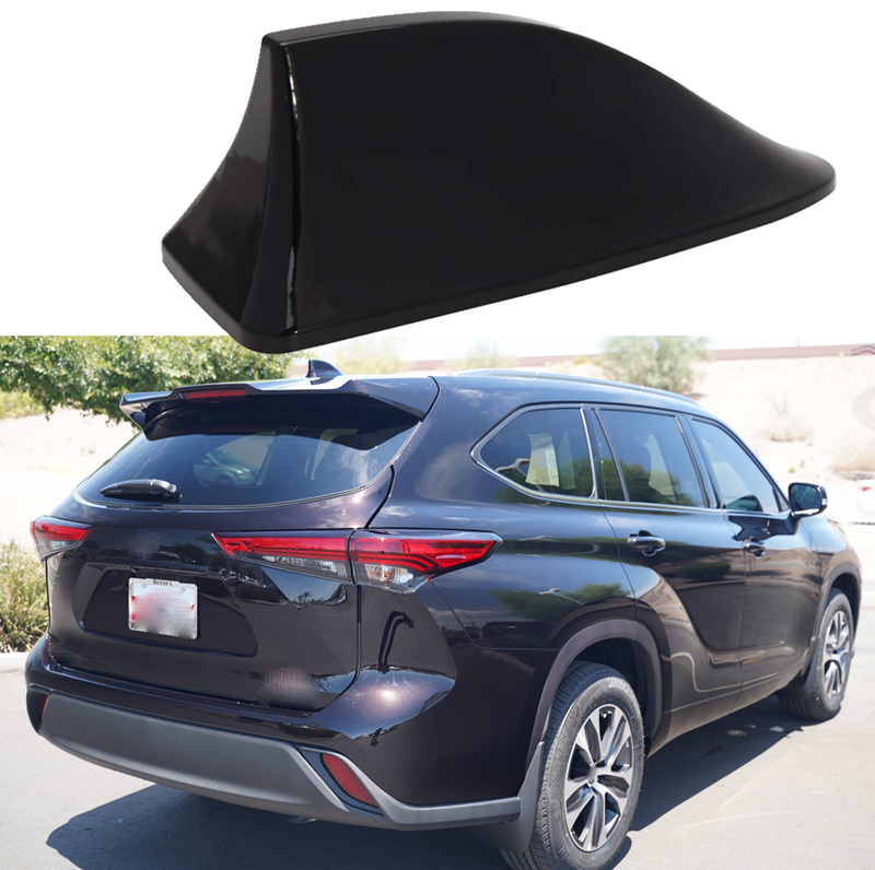 Car Antenna Cover Radio AM/FM Signal Shark Fin Cap Decor For Toyota Highlander