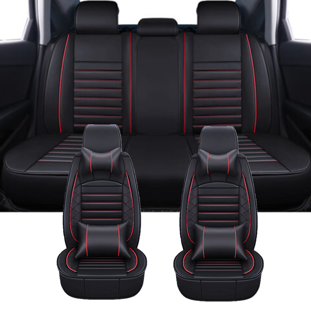 For Jeep Patriot Car Seat Covers 2/5Seater Front Rear Full Set PU Leather eBay