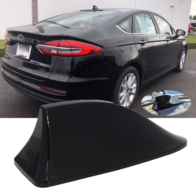 Car Shark Antenna Fin Roof Aerial Base Radio AM/FM Signal Cap For Ford Fusion SE