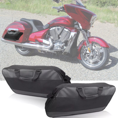 For 10-20 Victory Cross Country Motorcycle Saddlebag Liners Travel Tour Pack Bag