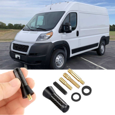 FOR RAM PROMASTER 2014-2023 1.4'' Short Black Carbon Antenna Radio AM/FM Screw