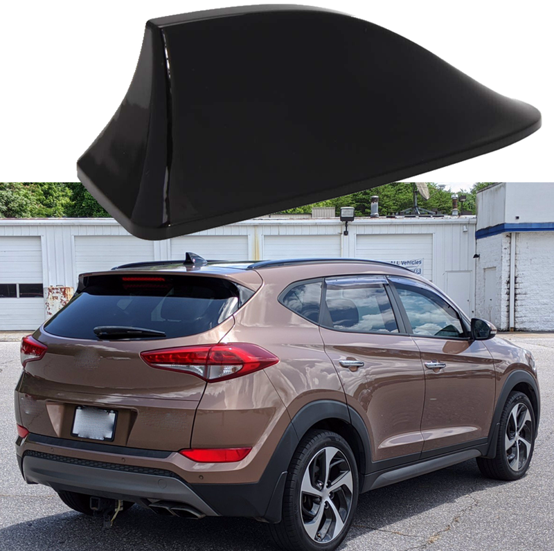 For Hyundai Tucson Car Antenna Cover Radio AM/FM Signal Shark Fin Cap Black