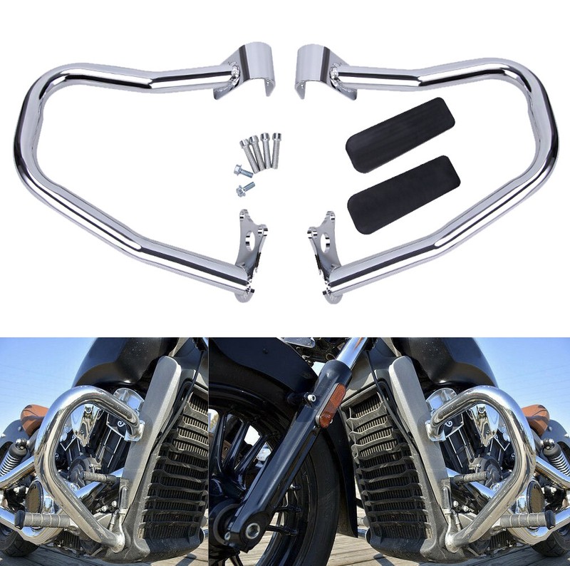 Chrome Highway Engine Guard Crash Bar For Indian Scout 20152021 Sixty