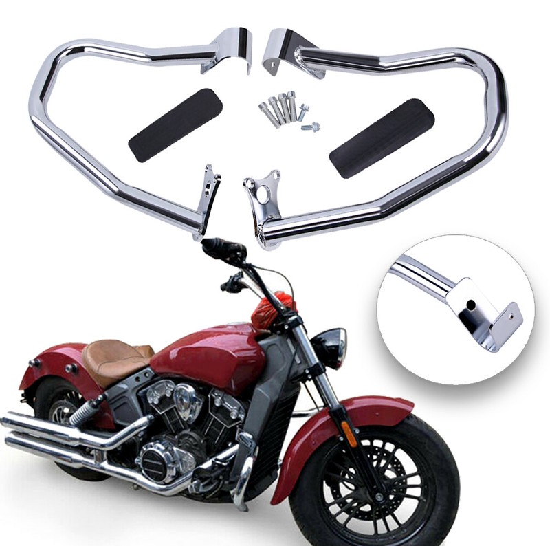 Chrome Highway Engine Guard Crash Bar For Indian Scout 20152021 Sixty