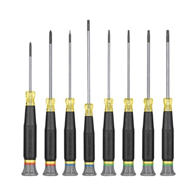 Klein Tools 85617 Precision Screwdriver Set, Slotted, Phillips, & TORX  8-Piece