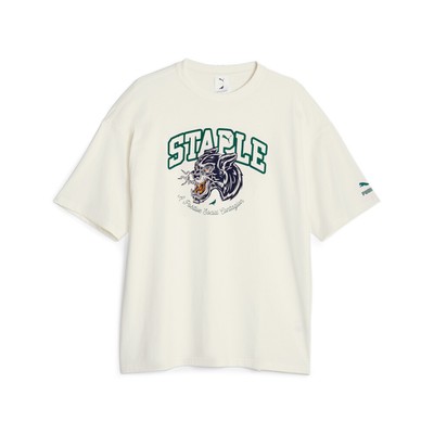 Puma x STAPLE Graphic Tee Men warm white