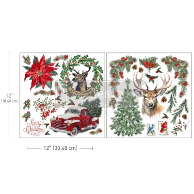 Re-Design with Prima Transfer - Christmas Memories