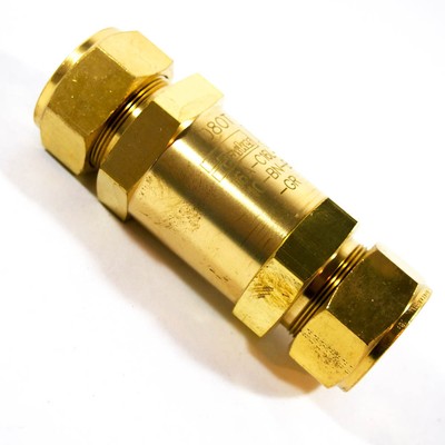 Parker 16A-C16L-10-BN-B-GR Instrumentation Check Valve 1'' Brass