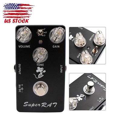 Genuine Mosky Super Rat Distortion Guitar Effect Pedal Classic/Turbo Rat Boost