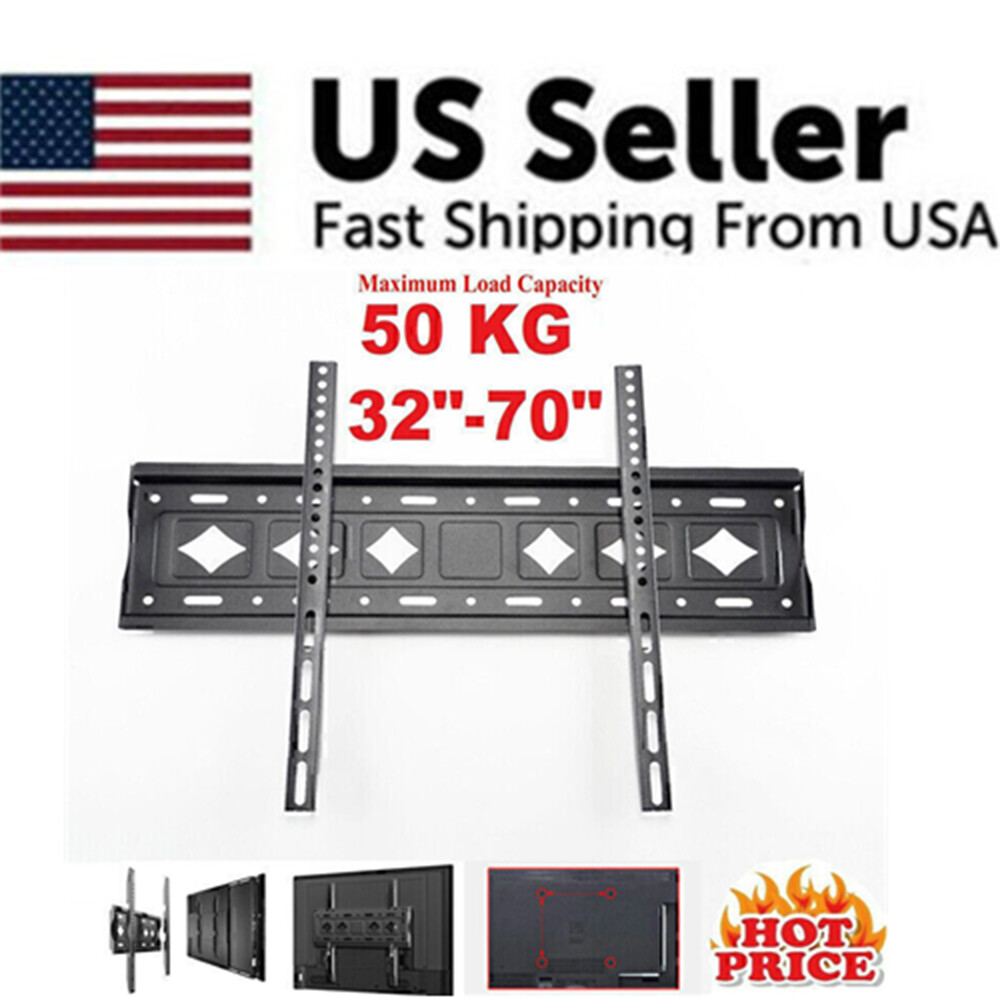 TV Wall Bracket Tilt Mount For 32 37 40 42 46 48 49 50 60 70 Inch, 400x400 VESA