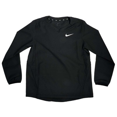 

Nike AA9815-010 Kids Boys Бейсбольная ветровка с V-образным вырезом и длинными рукавами Спортивная, Черный, Nike Baseball V Neck Long Sleeve Windshirt