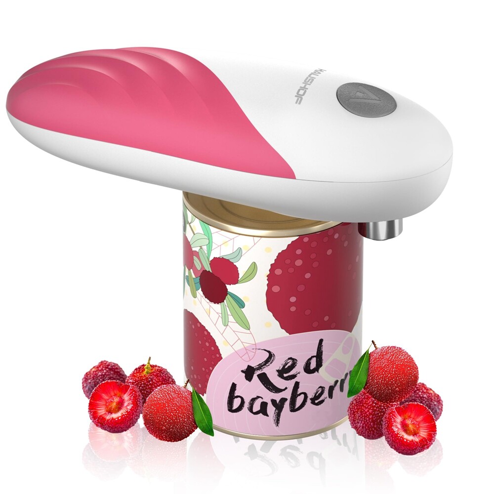 HAUSHOF Auto Electric Can Opener Automatic One Press for Open Any Size w/Battery