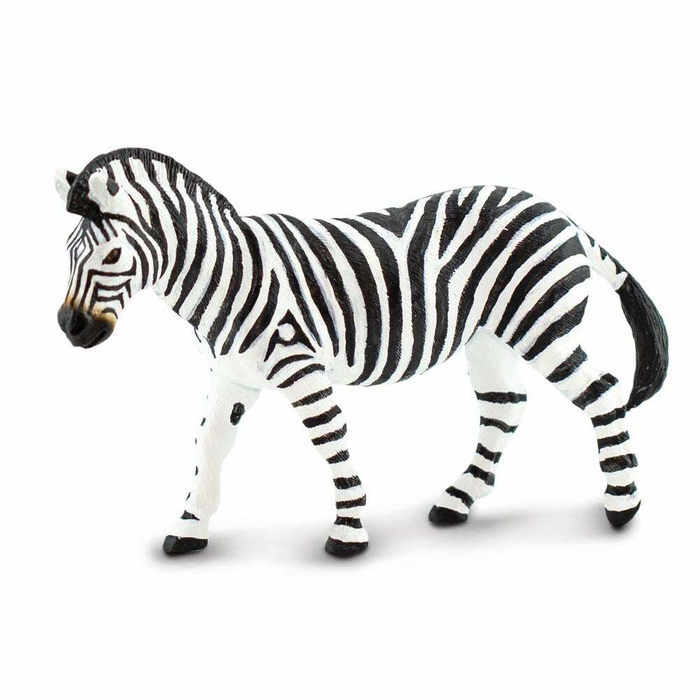 Фигурка Зебра равнин Невероятные существа  Safari Ltd 100689 НОВАЯ В НАЛИЧИИ НА СКЛАДЕ