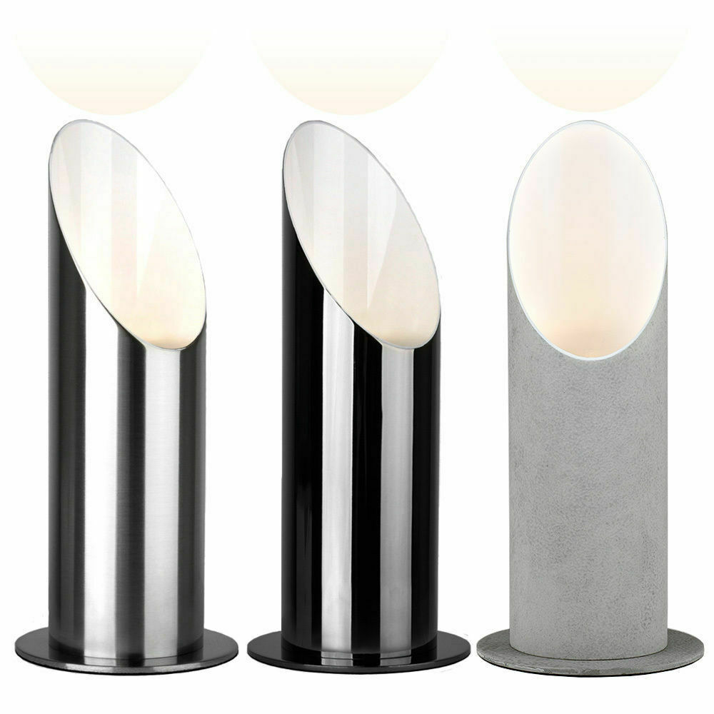 Standing Uplighter Floor Lamp 23cm Black / Chrome Metal Flood Spot