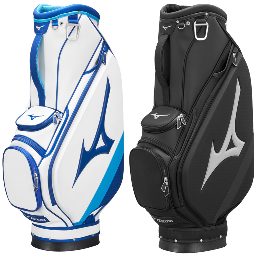 MIZUNO 2025 GOLF TOUR STAFF CART BAG / PREMIUM PU LEATHER 5