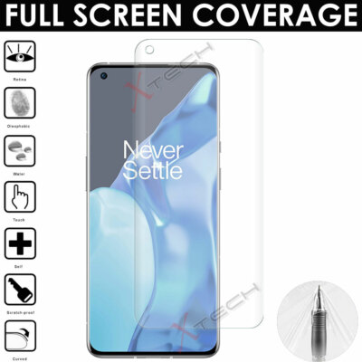 For OnePlus 9, OnePlus 9 Pro 5G Full Screen Curved Fit TPU Screen Protectors