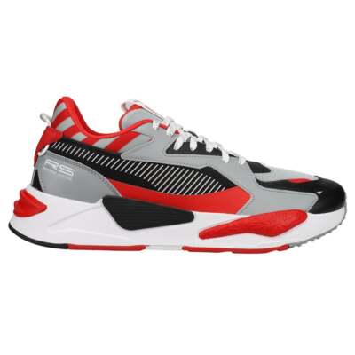 

Мужские серые кроссовки Puma RsZ Red Campus Lace Up Повседневная обувь 383646-01, Grey, Puma RsZ Red Campus Lace Up