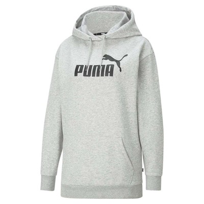 

Puma Essentials Elongated Pullover Hoodie Женская Серая Повседневная Верхняя Одежда 586873-04, Grey