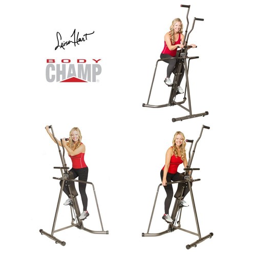 Body Champ Leisa Hart Vertical Cardio Climber/Stepper
