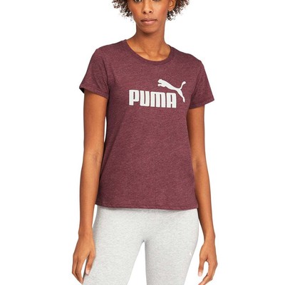

Футболка Puma Essentials с круглым вырезом и короткими рукавами, женские повседневные топы размера  58628, Красный